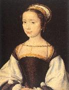 Lyon, Corneille de A Young Lady oil painting